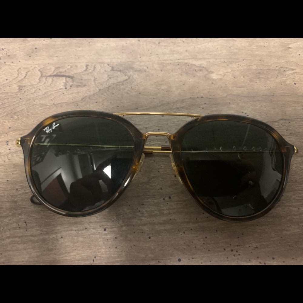 Tortoise Ray-Ban Aviators - Picture 4 of 6
